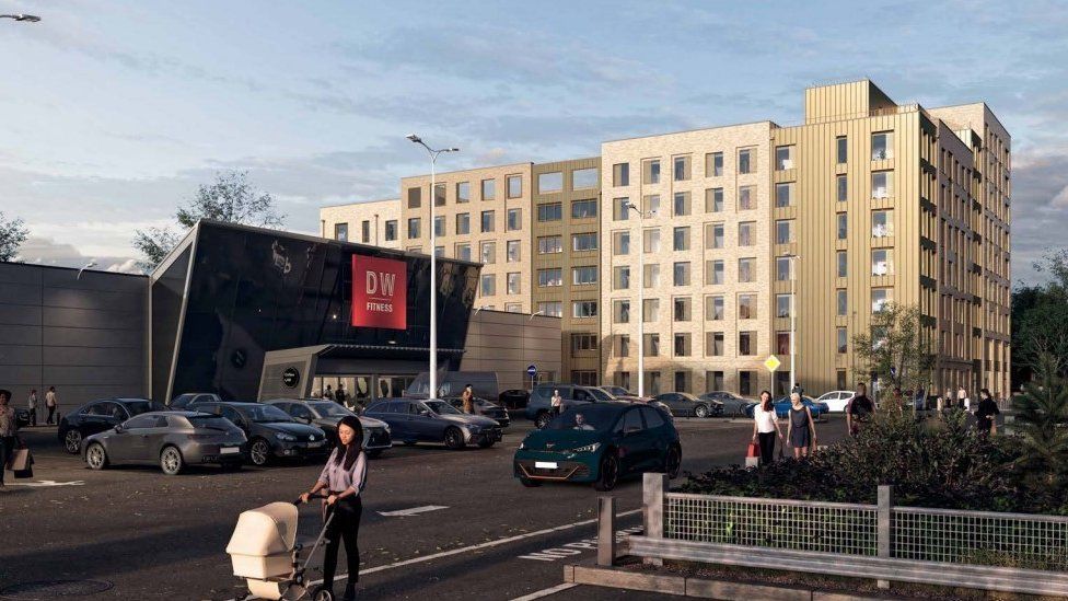 Plans for the UWE building showing how it might look