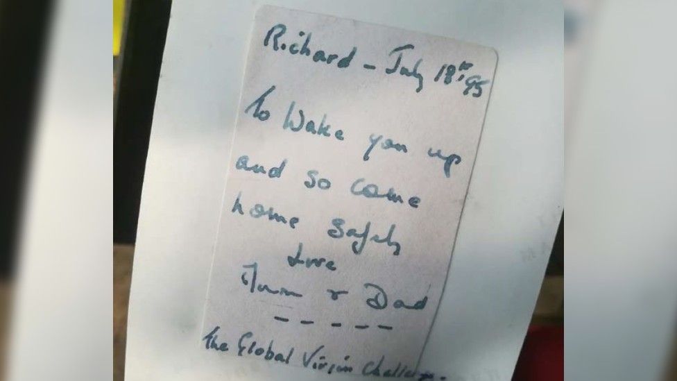 Handwritten note found in raid in Romania