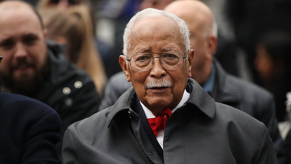 David Dinkins pictured in 2018
