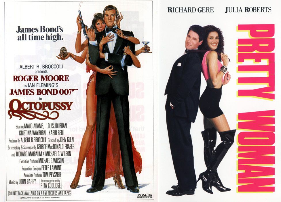 Original posters for Octopussy and Pretty Woman