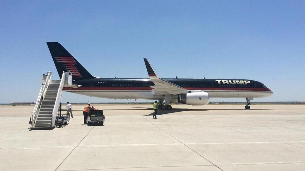 Donald Trump's private plane