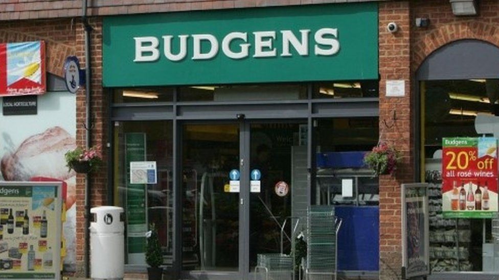 A Budgens store - not clear where