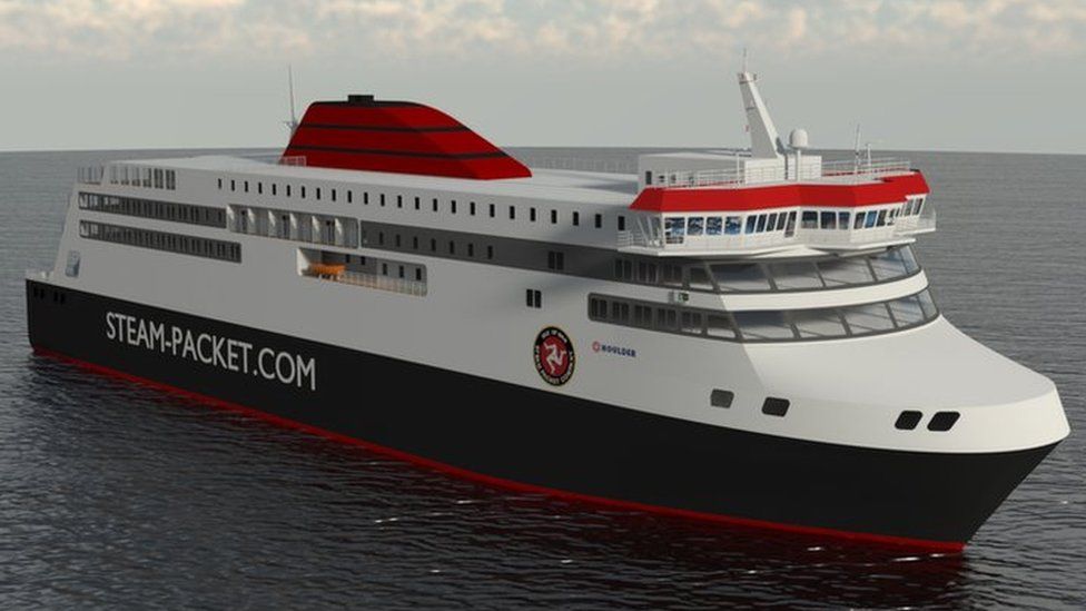 Computer aided design of the bow of the new ferry