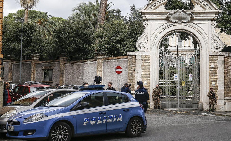 Italian authorities have been investigating the remains found at the Apostolic Nunciature in Rome's Via Po
