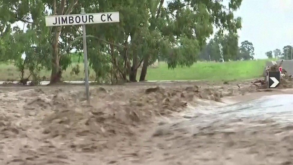 Rescue services were called to flooded roads in Queensland's Sunshine Coast