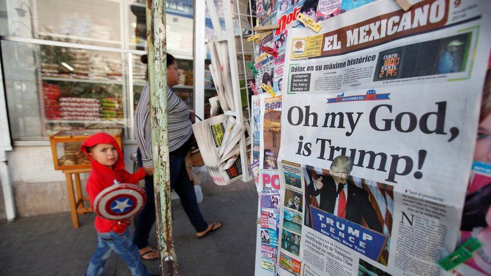 Mexico Wakes Up To Reality Of Trump Presidency Bbc News