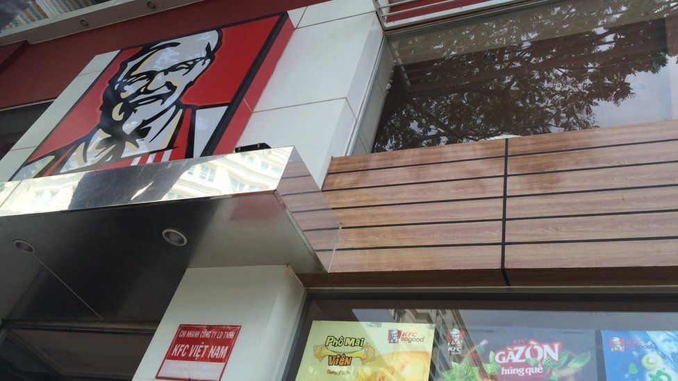 Kentucky Fried Chicken in Ho Chi Minh City, on 3 September 2015