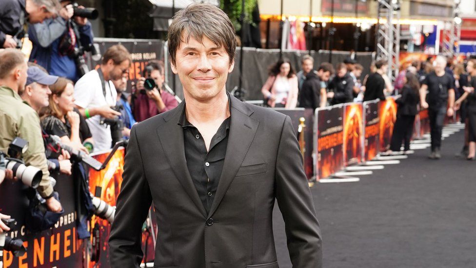 Brian Cox - an actual scientist - was also spotted on the red carpet