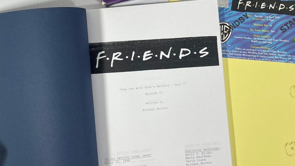 Friends scripts rescued from a studio bin to go under the hammer