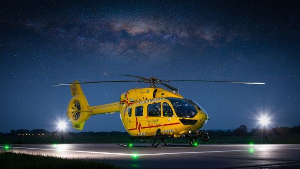 East Anglian Air Ambulance launches bid for 24/7 care - BBC News