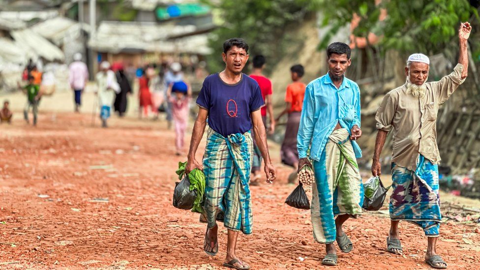 Rohingya refugees at Cox's Bazar in Bangladesh