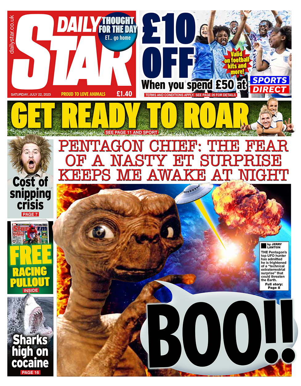Daily Star 22/07/23