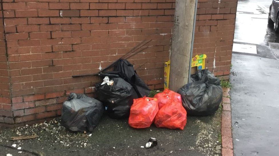 Fly-tipping has blighted Shotton streets