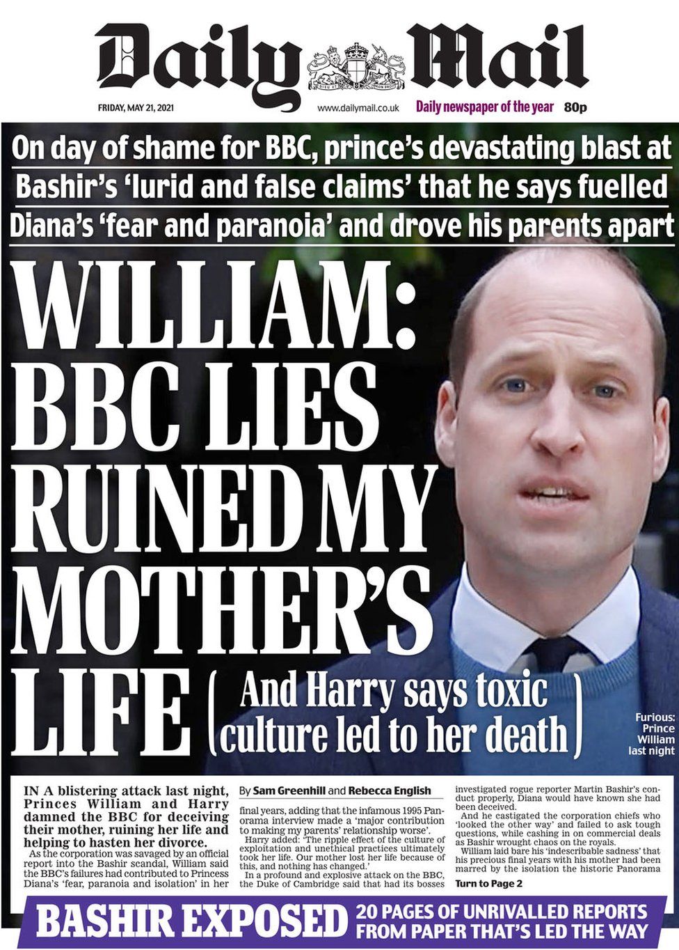 The Daily Mail 21 May