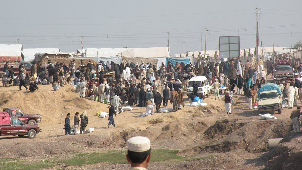 Camp for internally displaced people from the tribal areas, Peshawar 2013