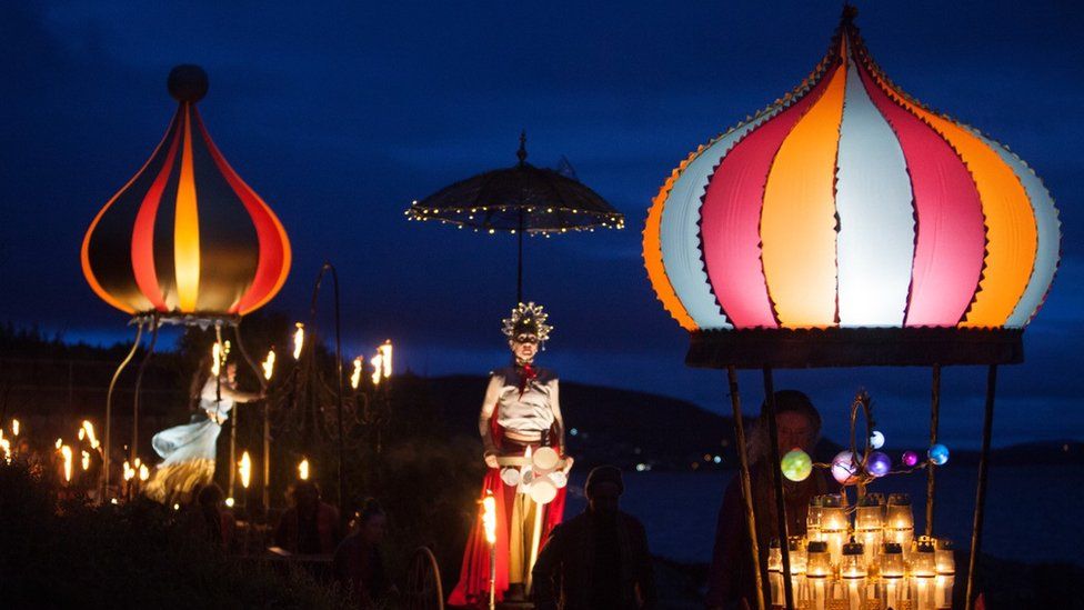 illuminations in derry at halloween