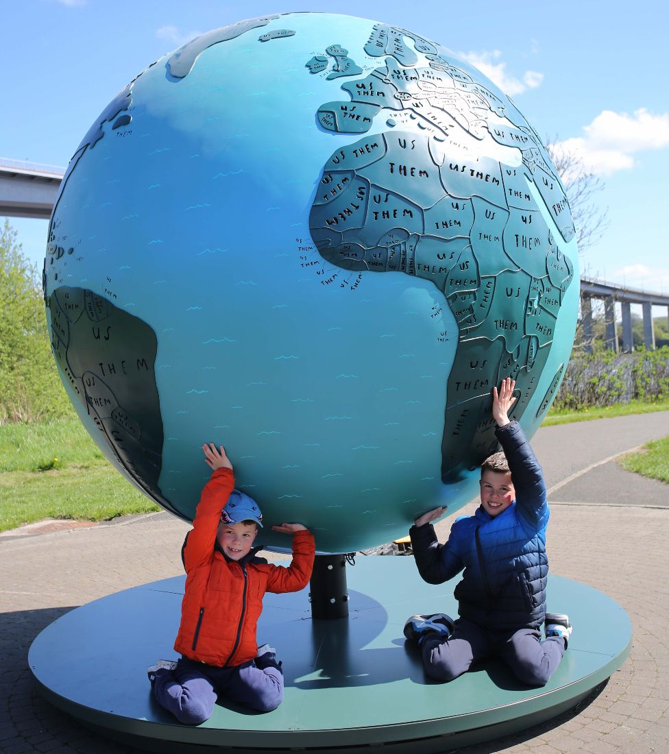 Children at Our Place in Space (Derry-Londonderry), part of the Unboxed festival