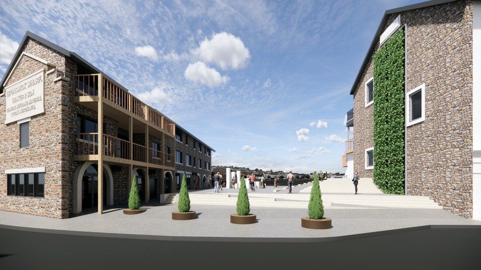 Bideford's £20m waterfront development approved BBC News