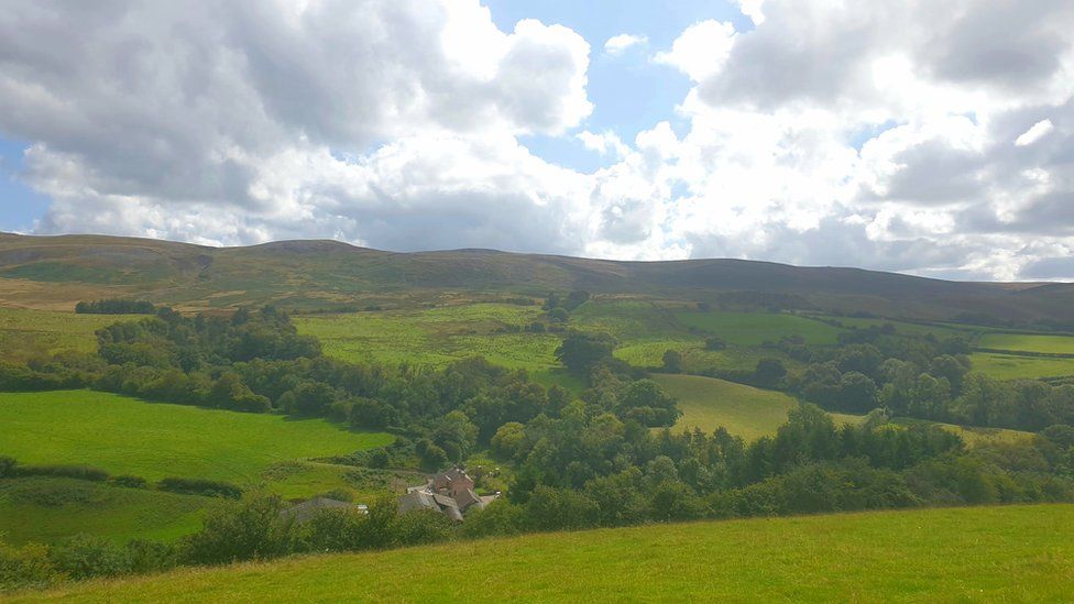 Garry Williams' farm in Blaencennen