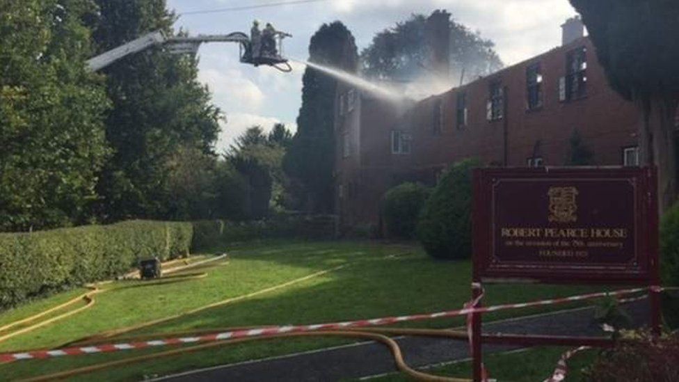 Fire at Bishop's Stortford College
