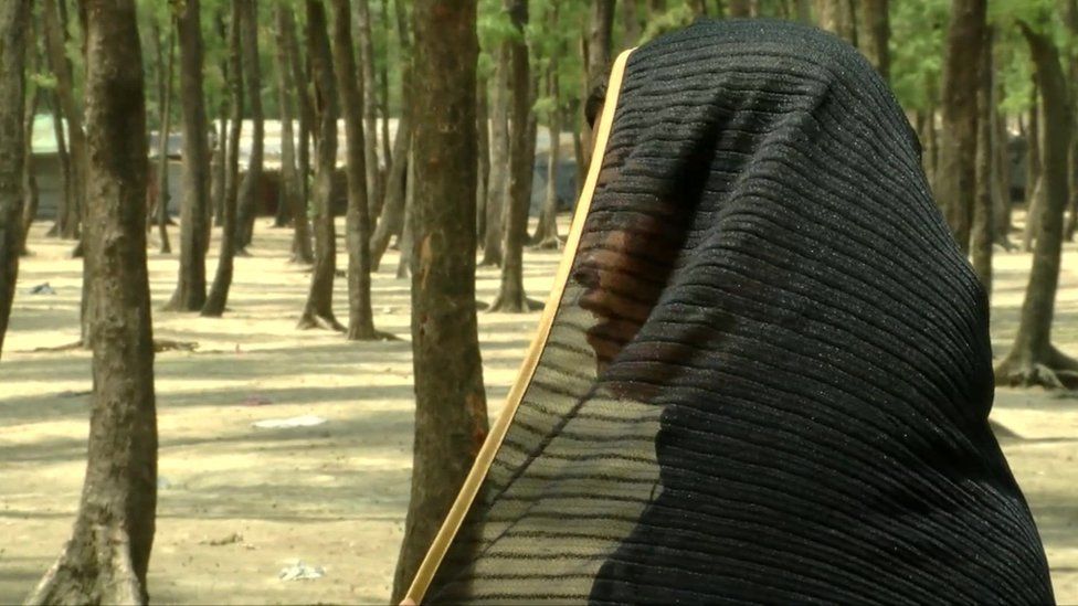 'Laila', a Rohingya woman in Bangladesh