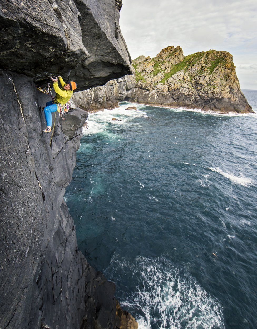 Dave Macleod climbing