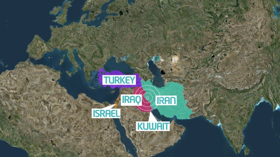 Earthquake hits Iran and Iraq border BBC Newsround