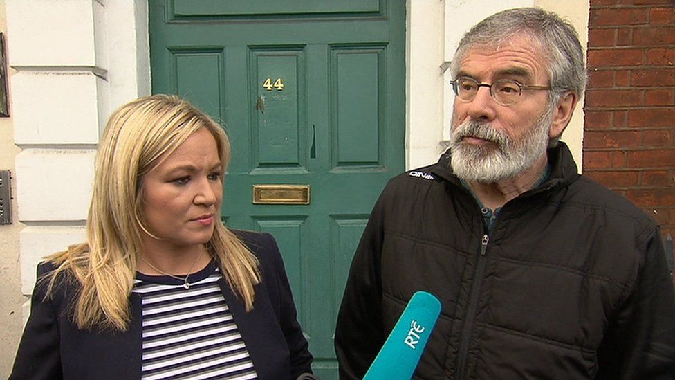 Sinn Féin's Gerry Adams Welcome Irish 'impatience' Over Brexit - BBC News