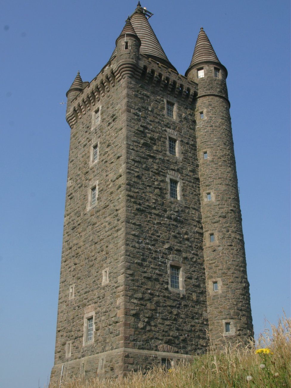 Scrabo Tower reopens to the public - BBC News