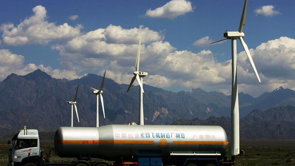 Wind farm, China