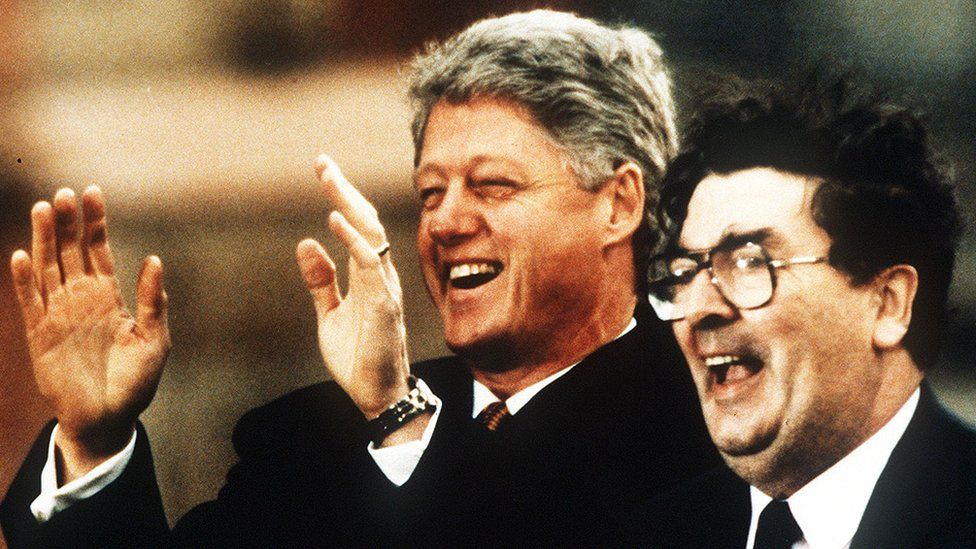 Bill Clinton John Hume 1995