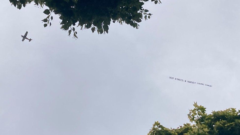 Plane with message