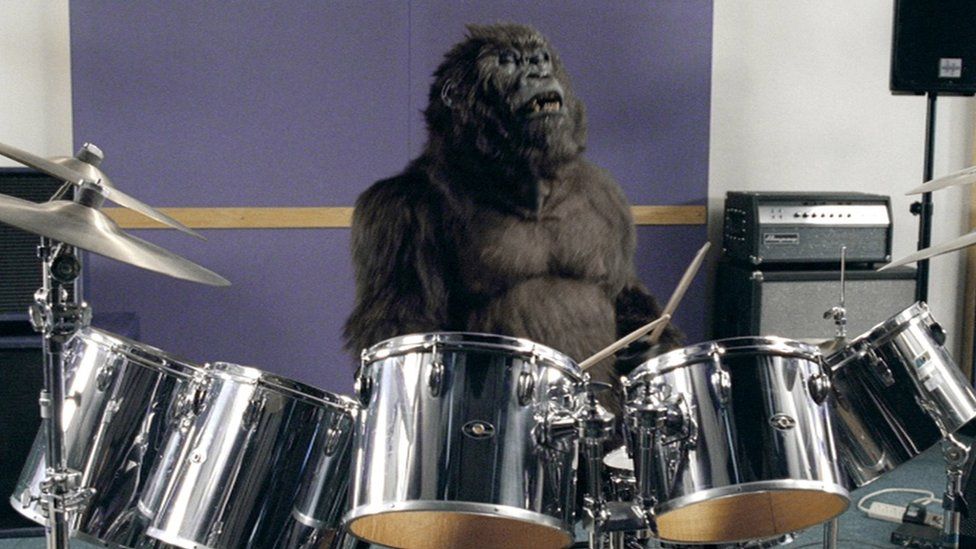 Cadbury's drumming gorilla