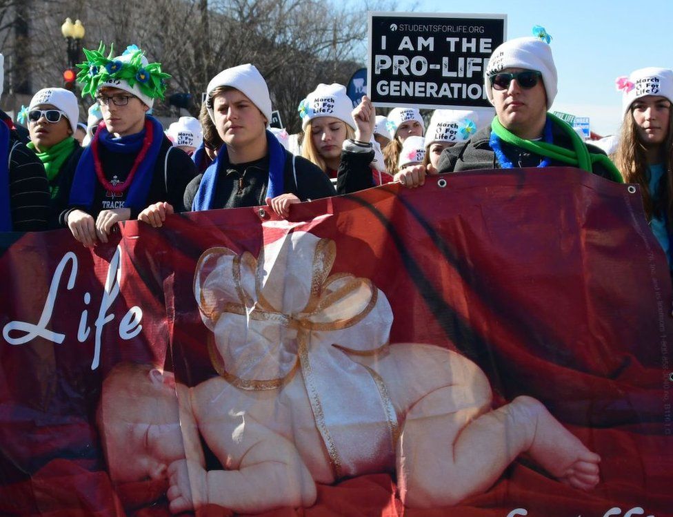 the march for life campaigners