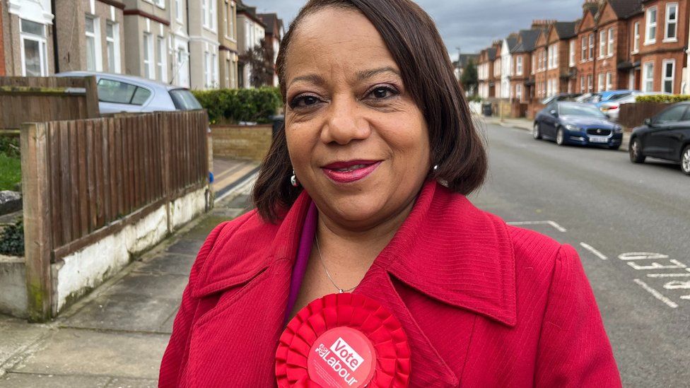 Labour's candidate councillor Brenda Dacres