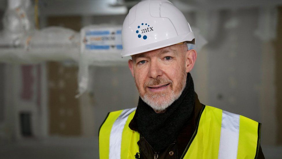 Clinical director Andrew Dunn at the site of the new surgery centre in Colchester