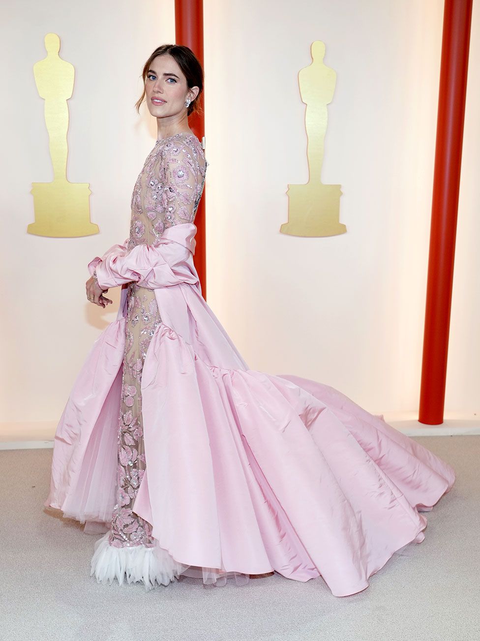 Allison Williams attends the 95th Annual Academy Awards on March 12, 2023 in Hollywood, California