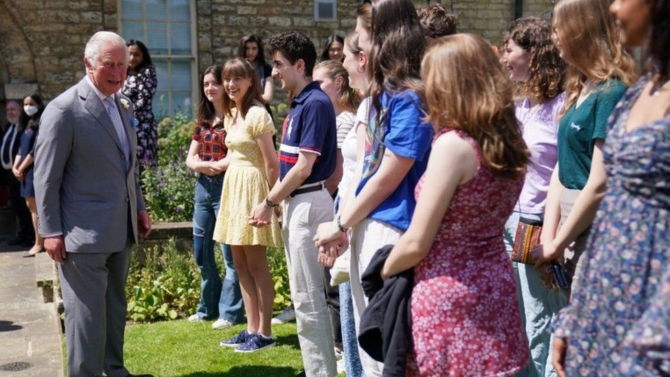 Prince Charles at Somerville College