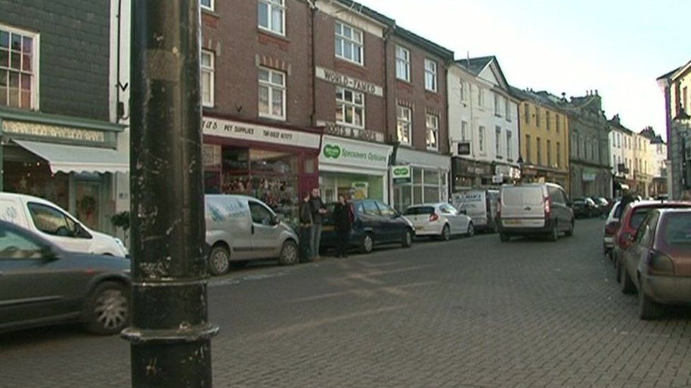 Tavistock town centre