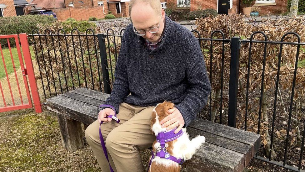 Thomas Brooks and his dog Eddie