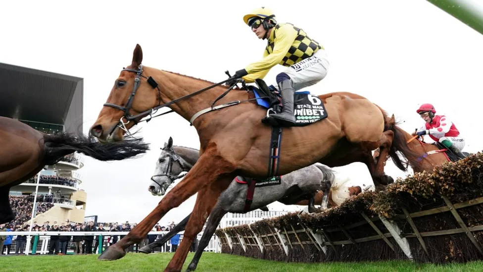 State Man Triumphs: Willie Mullins Claims Champion Hurdle at Cheltenham Festival 2024.