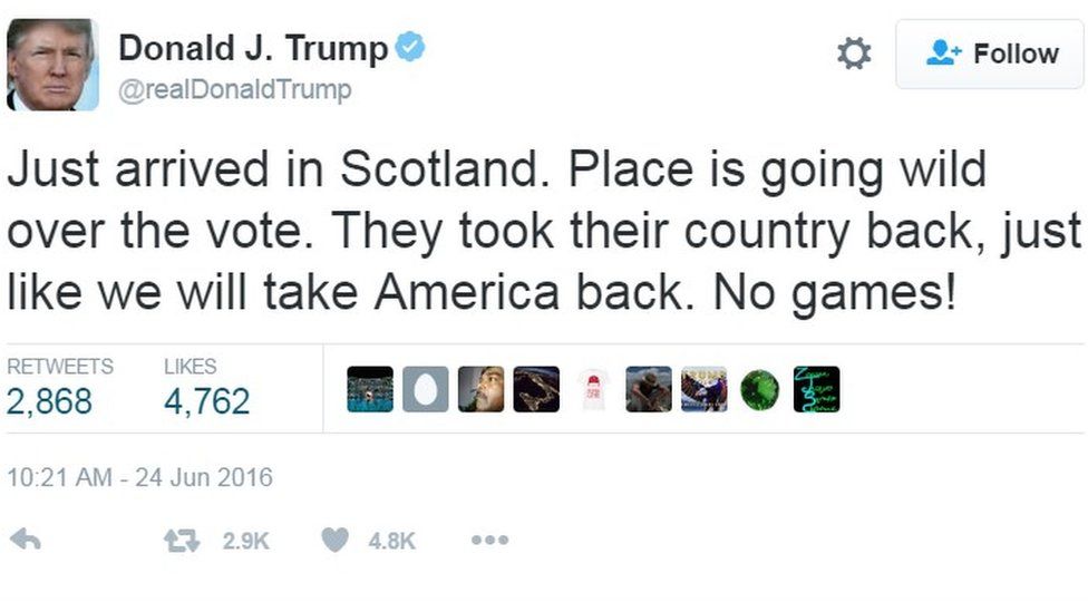 Donald Trump on Twitter