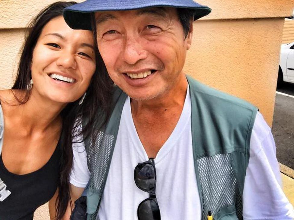 Diana Kim and her father today