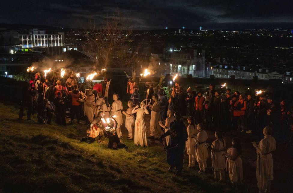 In Pictures Beltane fire festival returns to Edinburgh BBC News