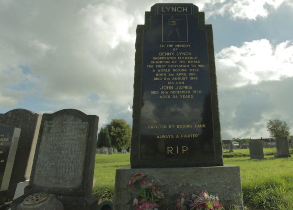 The grave of Benny Lynch