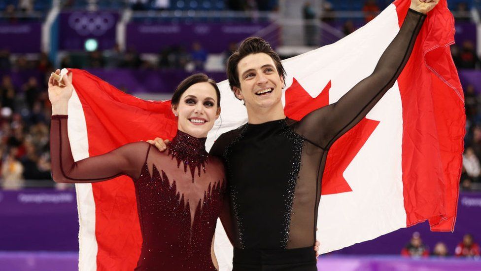 How Canada's Tessa Virtue and Scott Moir beat France BBC News