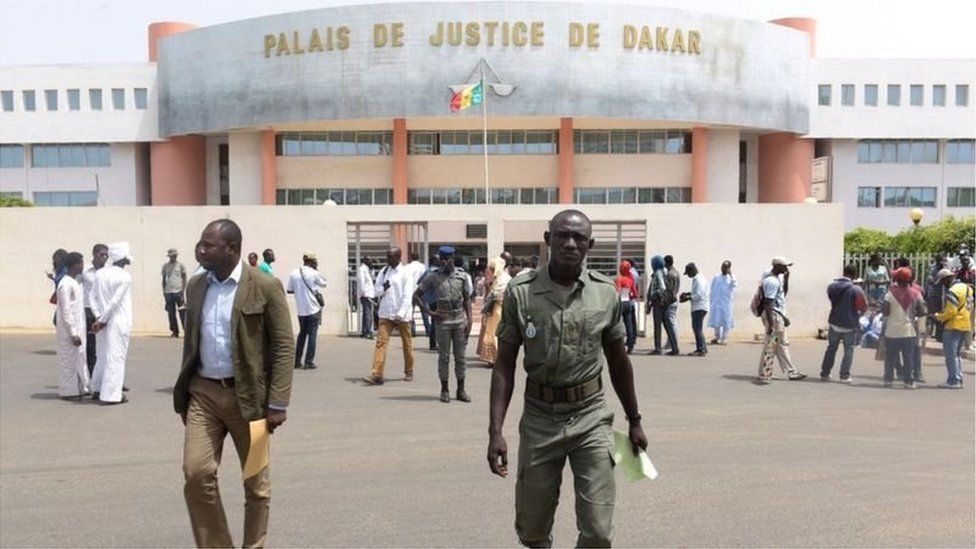 Le Palais de justice de Dakar