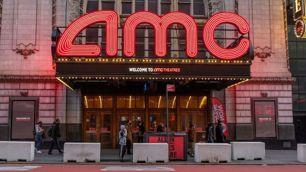 Кинотеатр AMC в Нью-Йорке.