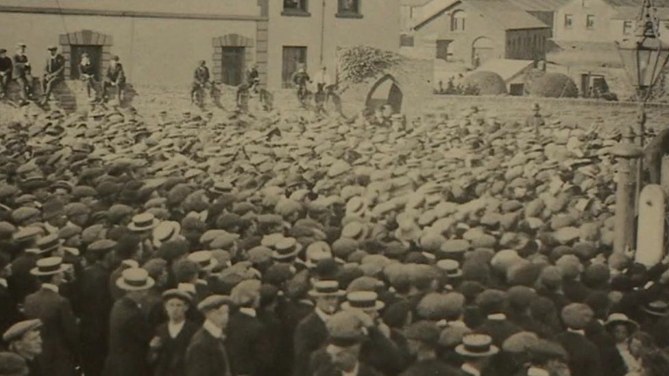 Photos of the railway riots