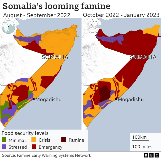 Somalia Drought: The Fight For Survival As Famine Looms - BBC News